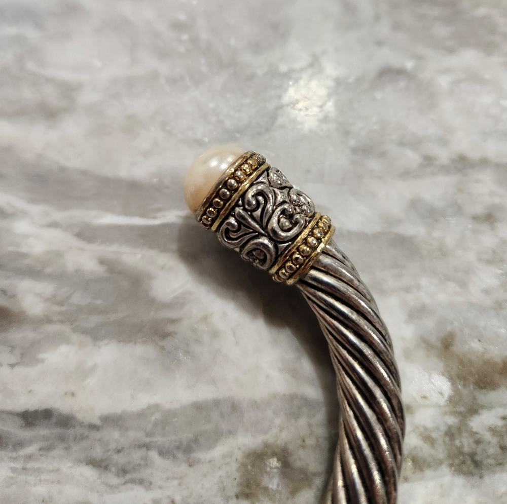 Twisted Cable Silver Bracelet - image 3